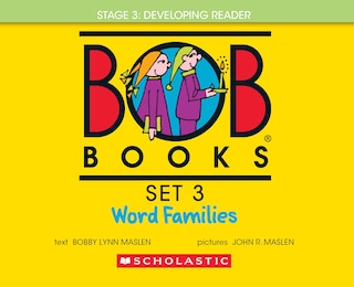 Couverture_Bob Books - Word Families Hardcover Bind-Up | Phonics, Ages 4 and up, Kindergarten, First Grade (Stage 3: Developing Reader)
