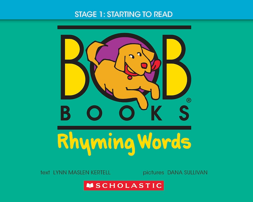 Front cover_Bob Books - Rhyming Words Hardcover Bind-Up | Phonics, Ages 4 and up, Kindergarten (Stage 1: Starting to Read)