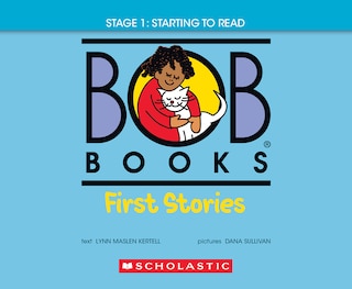 Front cover_Bob Books - First Stories Hardcover Bind-Up | Phonics, Ages 4 and up, Kindergarten (Stage 1: Starting to Read)
