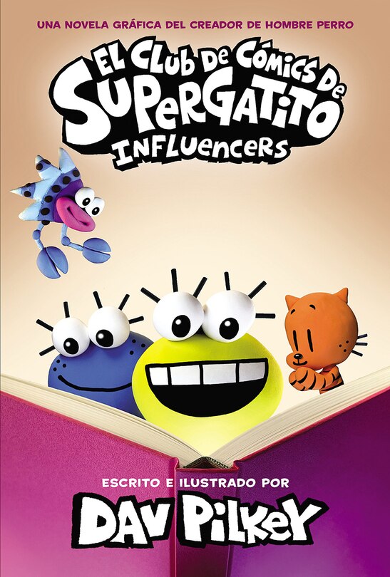 Couverture_El Club de Cómics de Supergatito: Influencers (Cat Kid Comic Club: Influencers)
