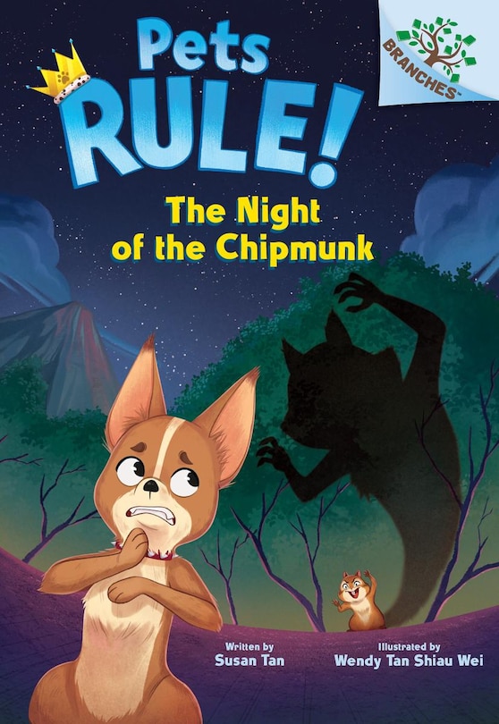 Couverture_The Night of the Chipmunk: A Branches Book (Pets Rule! #6)