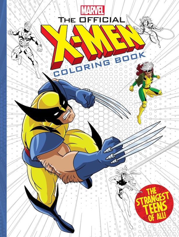 Front cover_The Official X-Men Coloring Book