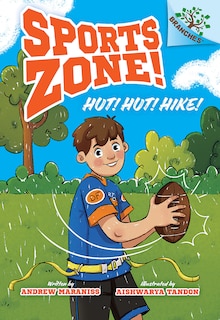 Front cover_Hut! Hut! Hike!: A Branches Book (Sports Zone! #1)