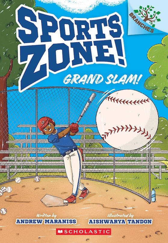 Front cover_Grand Slam!: A Branches Book (Sports Zone! #3)