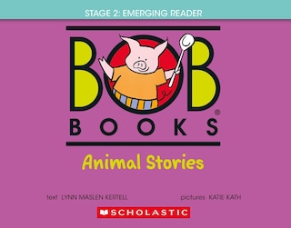 Front cover_Bob Books - Animal Stories Hardcover Bind-Up | Phonics, Ages 4 and up, Kindergarten (Stage 2: Emerging Reader)