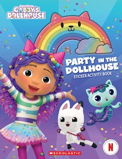 Couverture_Party in the Dollhouse (Gabby's Dollhouse Sticker Activity Book)