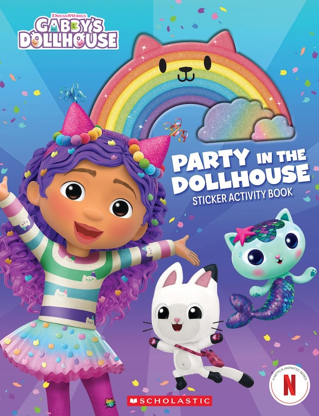 Couverture_Party in the Dollhouse (Gabby's Dollhouse Sticker Activity Book)