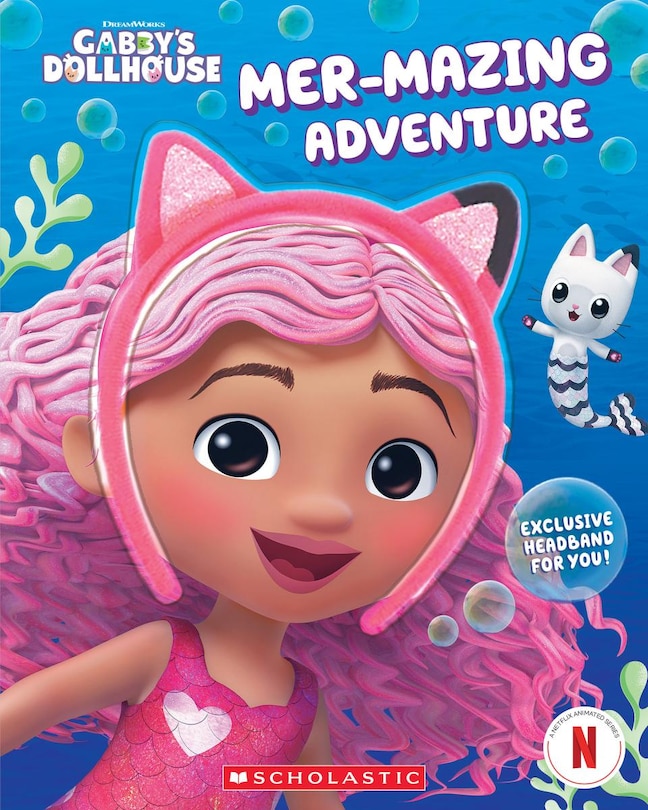Couverture_Mer-Mazing Adventure (Gabby's Dollhouse Headband Book #2)
