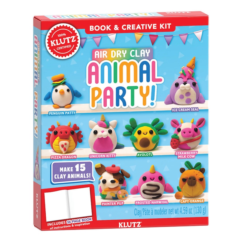 Front cover_Air-Dry Clay Animal Party!
