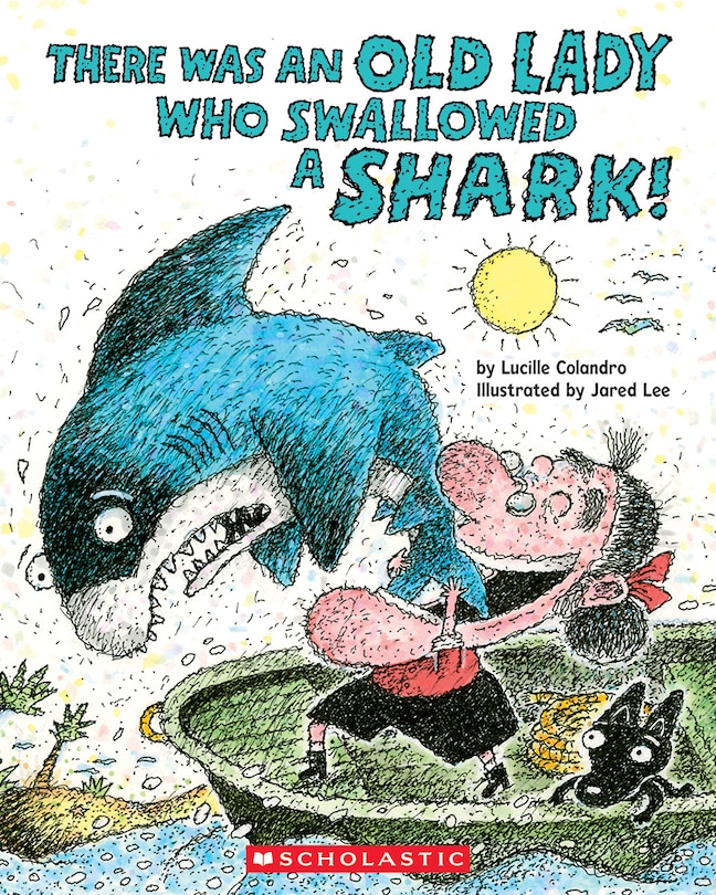 Front cover_There Was an Old Lady Who Swallowed a Shark!