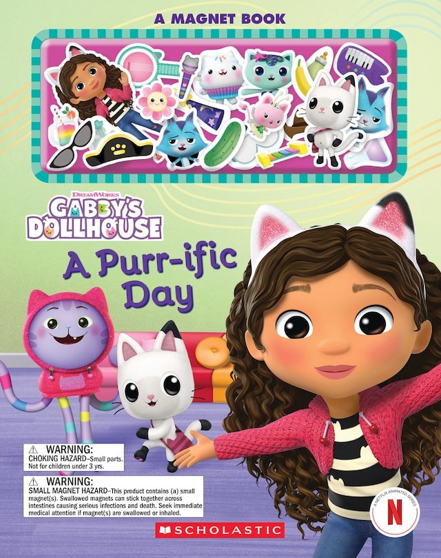 Couverture_A Purr-ific Day (Gabby's Dollhouse Magnet Book)