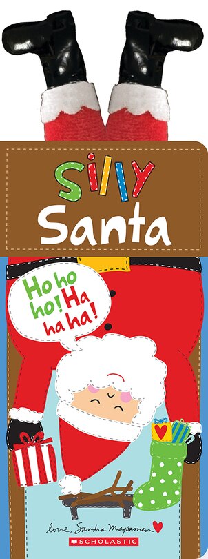 Front cover_Silly Santa: A Touch-and-Feel Holiday Joke Book (Perfect Christmas Gift or Stocking Stuffer)