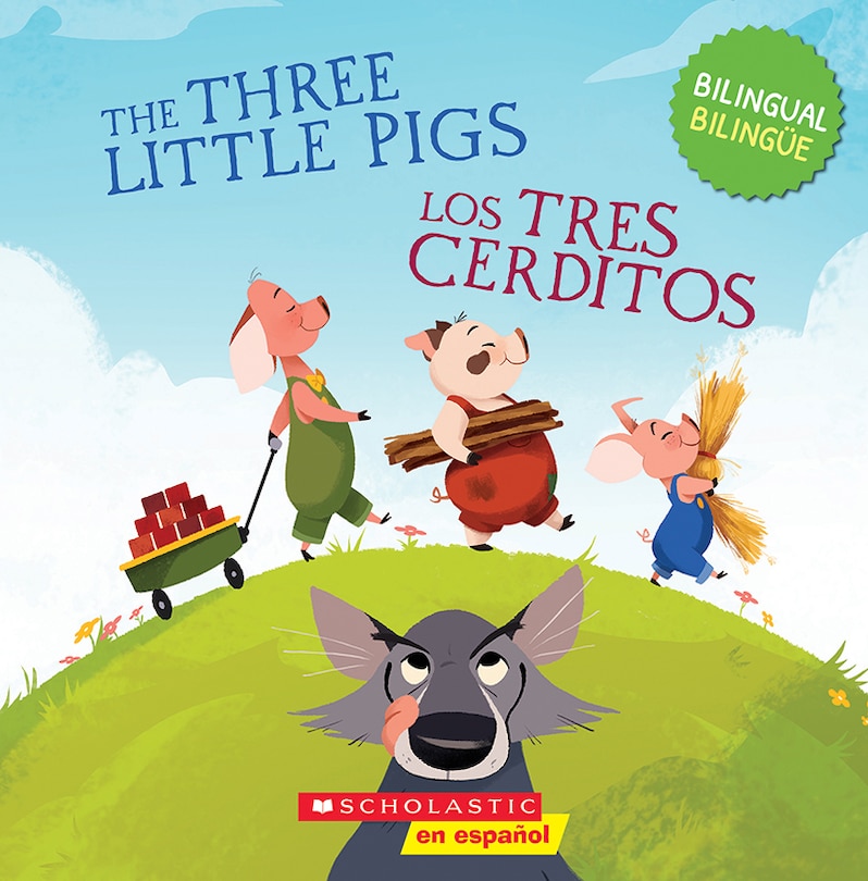 Front cover_The Three Little Pigs / Los tres cerditos (Scholastic Bilingual)