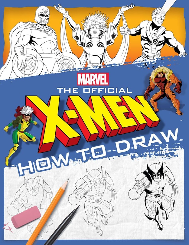 Front cover_The Official X-Men How to Draw