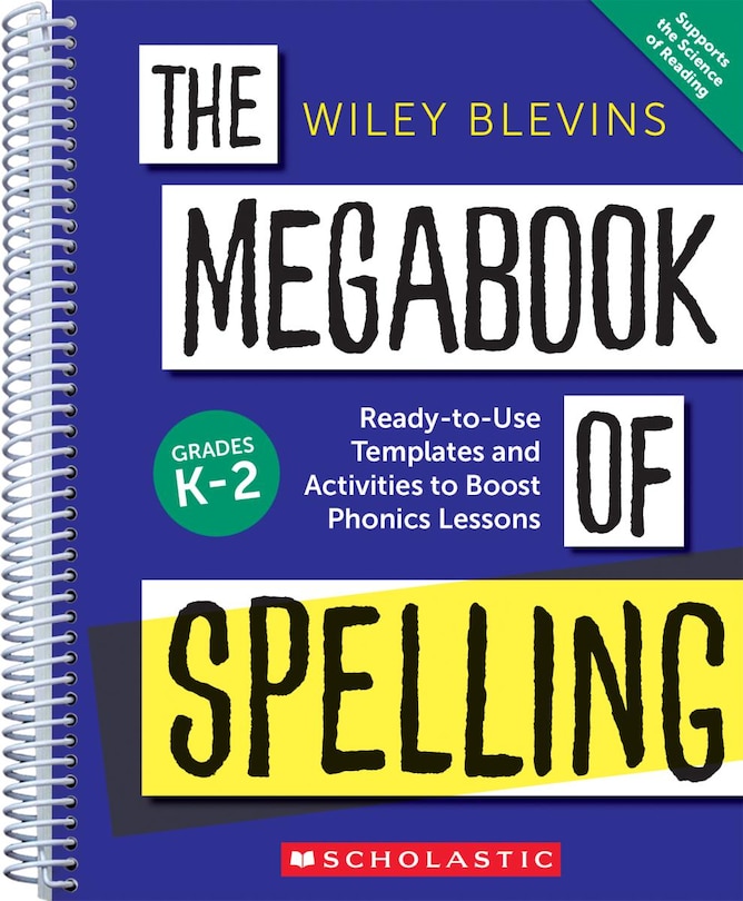 Front cover_The Megabook of Spelling: Grades K–2
