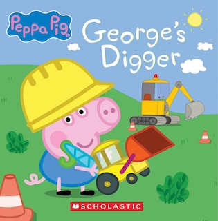 Front cover_George's Digger (Peppa Pig 8x8 Storybook #40)