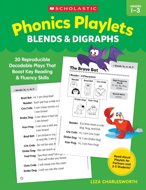 Front cover_Phonics Playlets: Blends & Digraphs