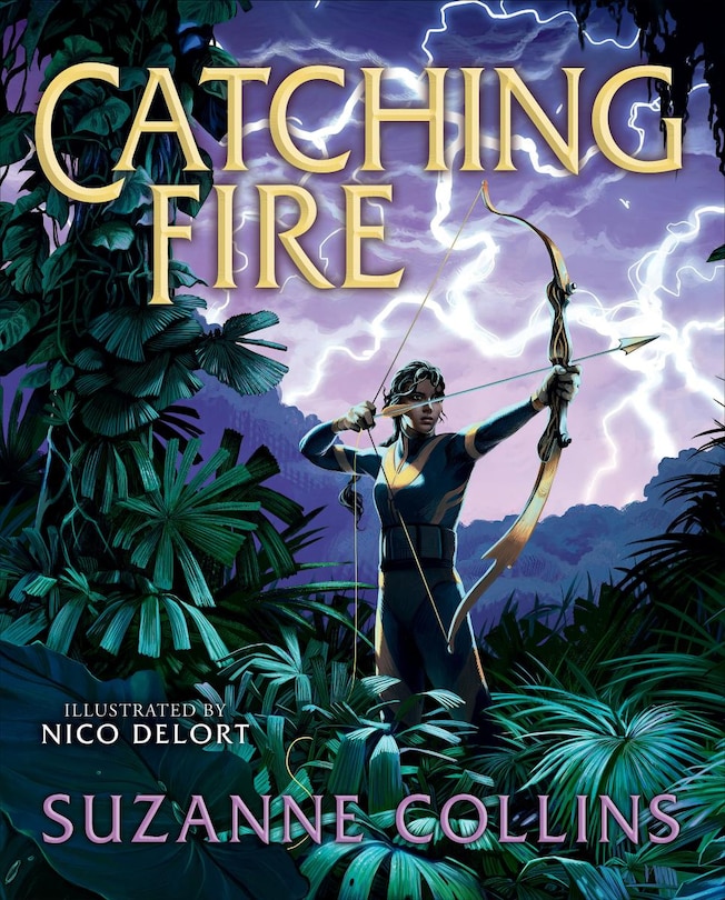 Front cover_Catching Fire: Illustrated Edition (The Hunger Games #2)