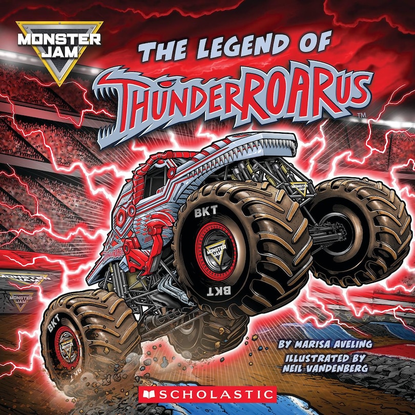 Front cover_Monster Jam: The Legend of ThunderROARus (Media tie-in)
