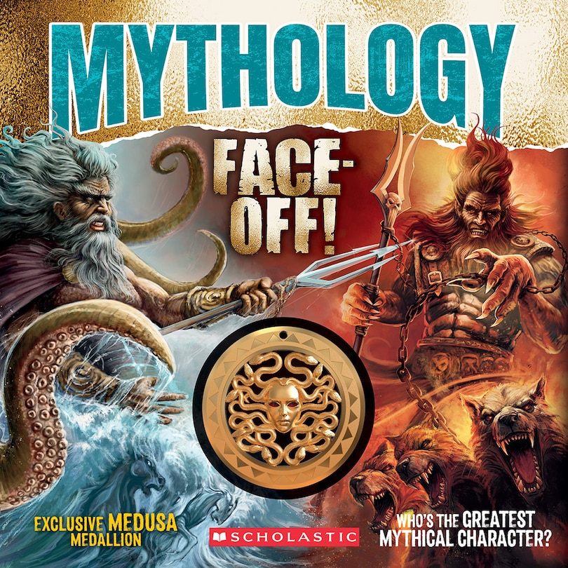 Couverture_Mythology Face-Off! (Face-Off book with Medusa medallion)
