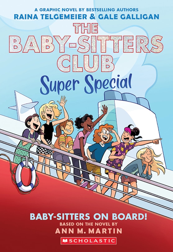 Front cover_Baby-sitters on Board!: A Graphic Novel (The Baby-sitters Club Super Special #1)