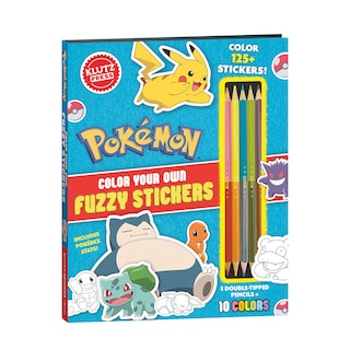 Couverture_Pokémon Color Your Own Fuzzy Stickers