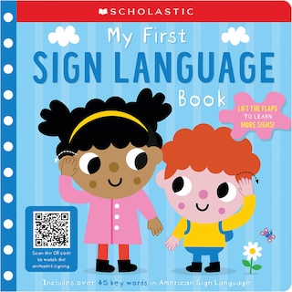 Front cover_My First Sign Language Book: Scholastic Early Learners: 25 First Words to Teach Baby!