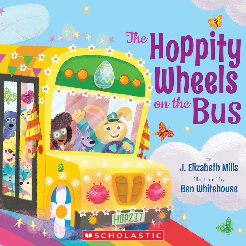 Front cover_The Hoppity Wheels on the Bus (A Holiday Wheels on the Bus Book)