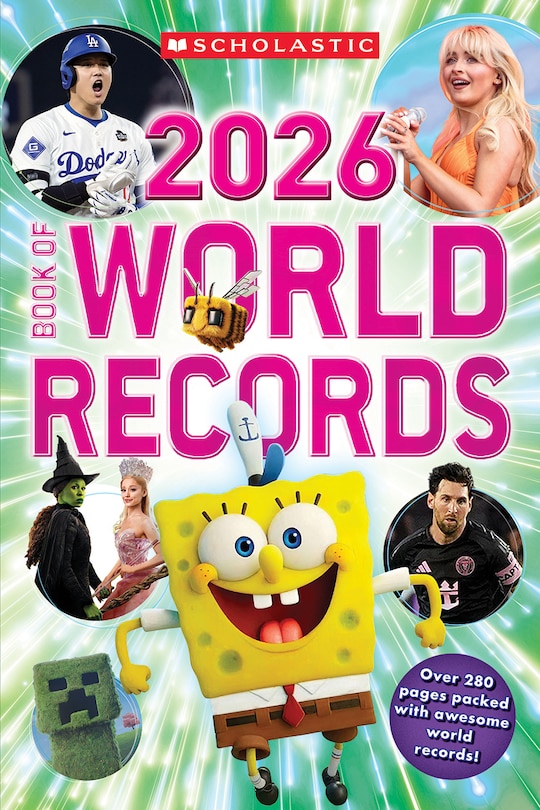 Front cover_Scholastic Book of World Records 2026 (Media tie-in)
