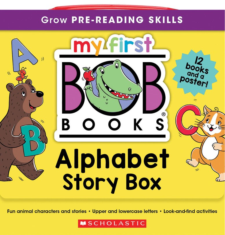 Couverture_My First Bob Books - Alphabet Story Box | Phonics, Letter sounds, Ages 3 and up, Pre-K | (Reading Readiness)
