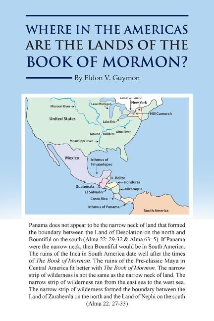 Couverture_Where in the Americas Are the Lands of the Book of Mormon?