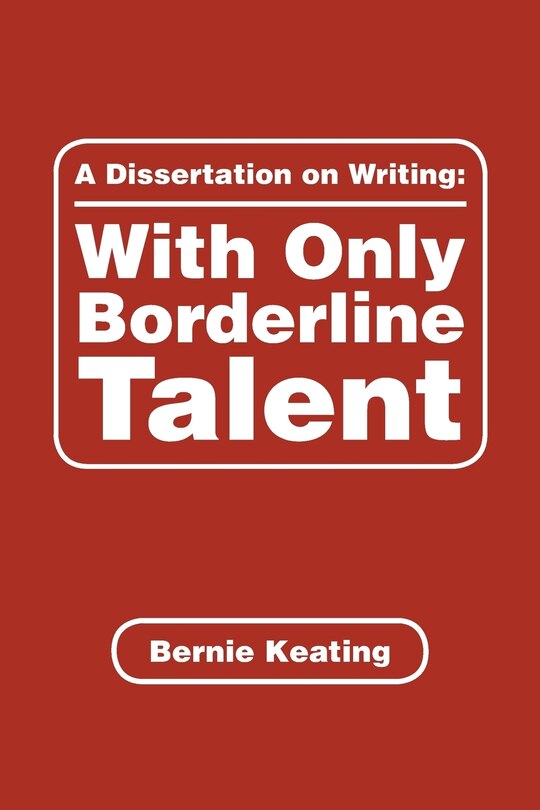 Front cover_A Dissertation on Writing