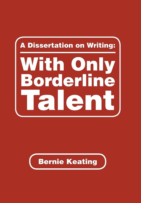 Front cover_A Dissertation on Writing