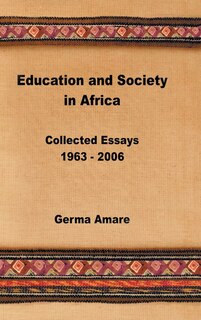 Front cover_Education and Society in Africa