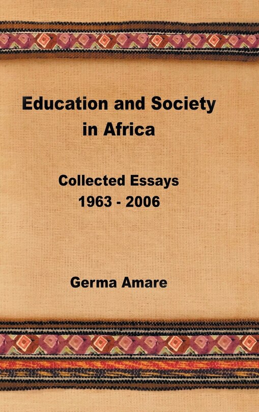 Front cover_Education and Society in Africa