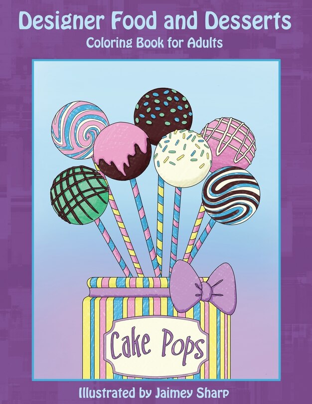 Couverture_Designer Food and Desserts Coloring Book