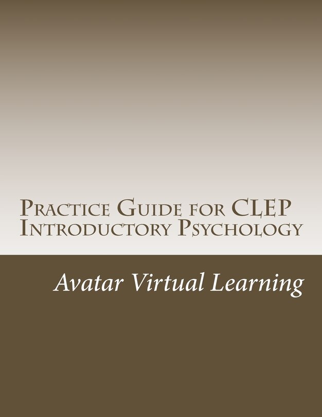Front cover_Practice Guide for CLEP Introductory Psychology