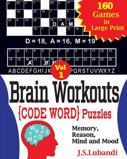 Front cover_Brain Workouts (CODE WORD) Puzzles