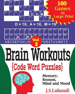 Front cover_Brain Workouts (CODE WORD) Puzzles