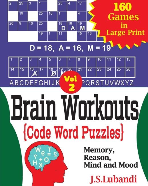 Front cover_Brain Workouts (CODE WORD) Puzzles