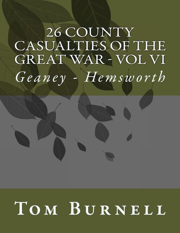 Front cover_26 County Casualties of the Great War Volume VI