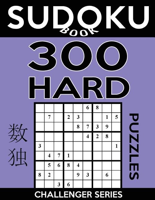 Front cover_Sudoku Book 300 Hard Puzzles