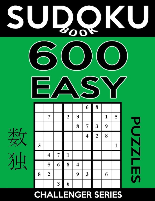 Front cover_Sudoku Book 600 Easy Puzzles