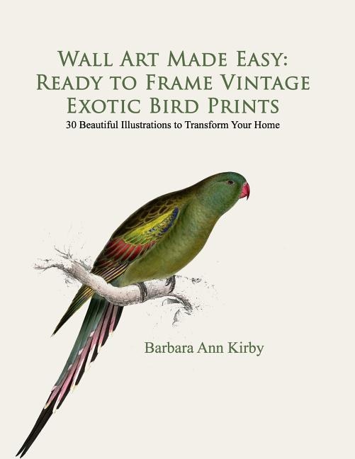 Wall Art Made Easy Ready to Frame Vintage Exotic Bird Prints 30