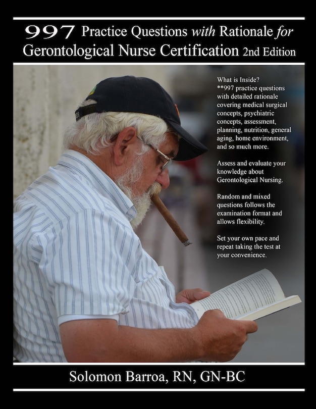 Couverture_997 Practice Questions with Rationale for Gerontological Nurse Certification