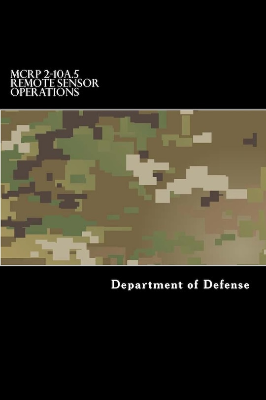Front cover_MCRP 2-10A.5 Remote Sensor Operations