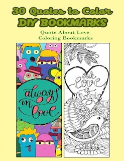 Front cover_30 Quotes To Color DIY Bookmarks