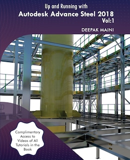 Couverture_Up and Running with Autodesk Advance Steel 2018