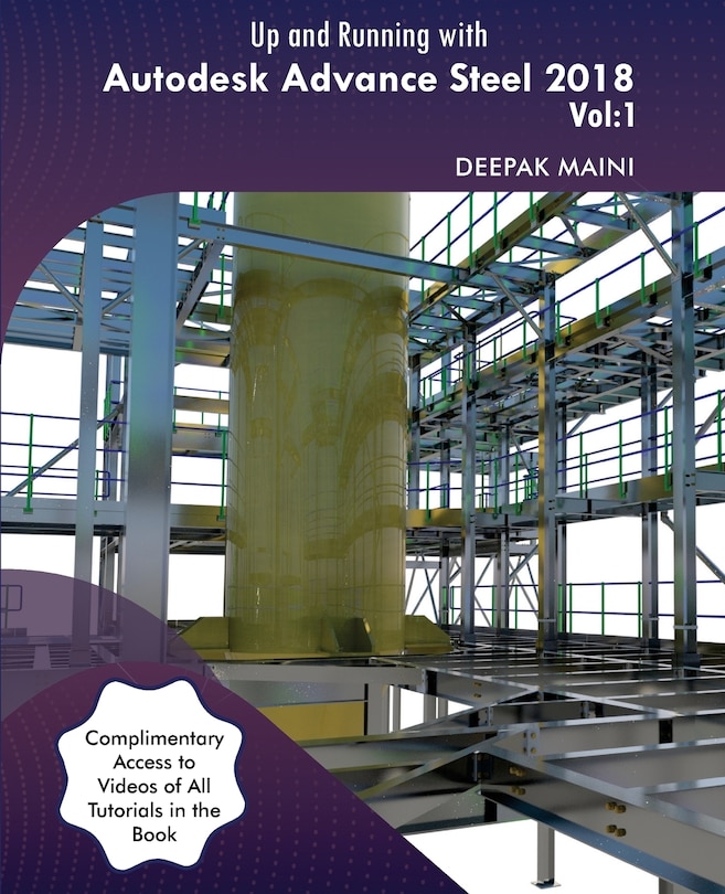 Couverture_Up and Running with Autodesk Advance Steel 2018