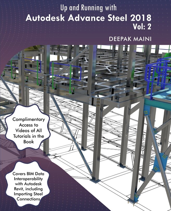 Couverture_Up and Running with Autodesk Advance Steel 2018